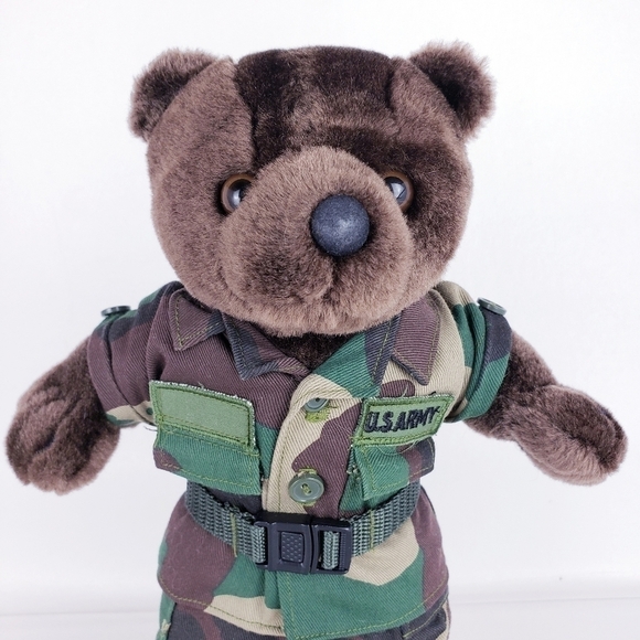 BEAR ForceS Of America US Army Small Stuffed Plush Teddy Bear - Picture 7 of 7